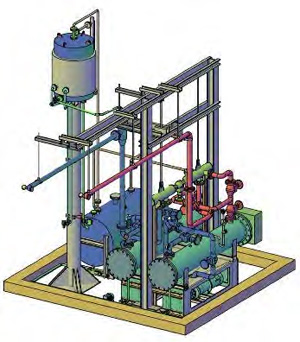 Electric HTF Heating Installation